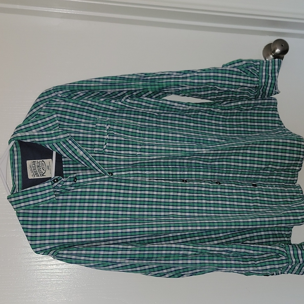 Mens long sleeve button up shirt